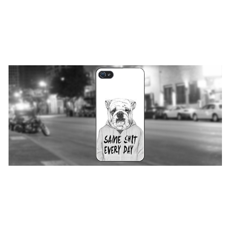 Coque iPhone 5 et 5S Dog Same Shit Every Day