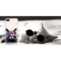 Coque iPhone 4 et 4S Chat à lunettes