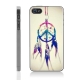 Coque iPhone 4 et 4S Attrape rêves peace and love