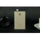 Coque iPhone 5 / 5S surface texture cuir avec logo Apple 