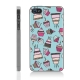 Coque iPhone 4 et 4S Cupcakes motif modèle : 1