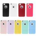 Coque iPhone 5 et 5S logo apple et objectif coeur