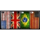 Coque iPhone 4 et 4S Drapeaux