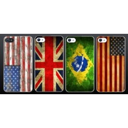 Coque iPhone 4 et 4S Drapeaux