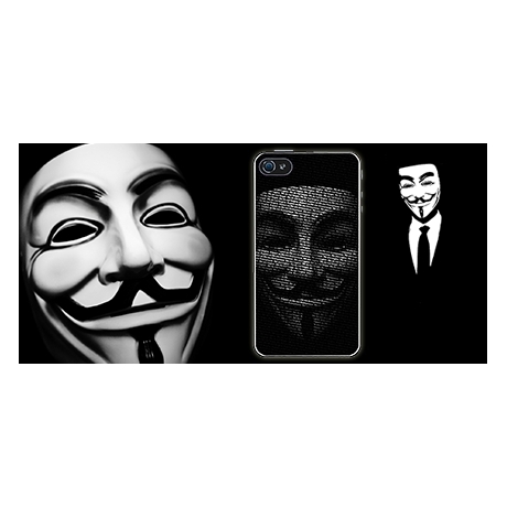 Coque iPhone 4 et 4S Anonymous