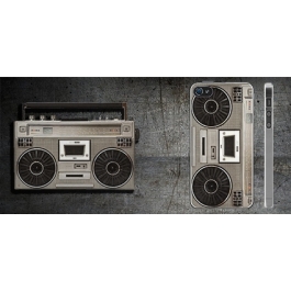 Coque iPhone 5 et 5S Radio Cassette Vintage