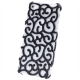 Coque iPhone 5 et 5s Arabesque couleur noir
