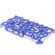 Coque iPhone 5 et 5s Arabesque couleur bleu